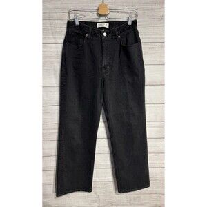 NWT Abercrombie & Fitch Womens CURVE LOVE High Rise Jeans Black sz 28